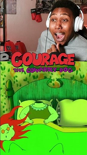 Muriels HEAD!! - Courage the cowardly dog reaction