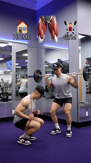 No Gym? No Problem - DO THESE INSTEAD 💪 Barbell Back Rows (Gym) → Banded Back Rows (Home) Barbell Squats (Gym) → Banded Squats (Home) Single-Arm Cable Pulldowns (Gym) → Single-Arm Banded Pulldowns (Home) Barbell Romanian Deadlifts (Gym) → Banded Romanian Deadlifts (Home) Size & Shred Training program 👉🏻 deltabolic.com | Andrew Kwong