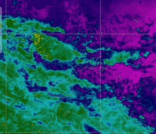 #FijiTimesNews A heavy rain alert remains in force for the entire Fiji group as a trough of low pressure continues to bring cloud, rain and thunderstorms. Occasional heavy falls are expected throughout the country. Conditions are forecast to ease to showers on Monday. #FijiNews #Fiji | The Fiji Times