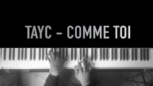 Tayc - Comme toi - tuto piano #tayc #taycommetoi #commetoichallenge #commetoi #tayctoc