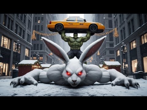 Hulk vs Giant Rabbit: The Battle for the City |