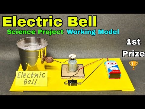 How to make electric bell | Electric bell science project | Electric bell school project