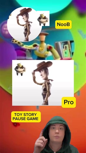 Toy story Pause Game #challengechallengetoday #canyoudoit #brainteaser #toystorygame | Wowoddlysatisfying