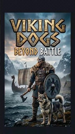 Viking Dogs: Fierce Guardians & Mythical Beasts ⚔️🐕 #vikings #vikingsseason5 #history