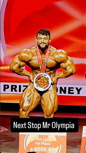 NIHAT KAYA WINS! 🏆 2026 Portugal Pro 212 Division Champion #bodybuilding