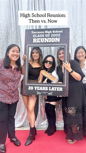 Taly Goody | Empowering Women in Law + Business on Instagram: "I co-hosted and planned my 20-year high school reunion back in September, and it was so much fun getting everyone back together. Seeing familiar faces, catching up on life, laughing about the old days. 🫶🏼 Here’s to 20 years of growth, change, and becoming exactly who we were all meant to be. What’s the biggest difference between high school you and the present you? _________ #highschoolreunion #thenvsnow #20yearslater"