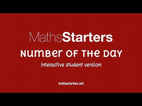 Number of the Day - interactive student version