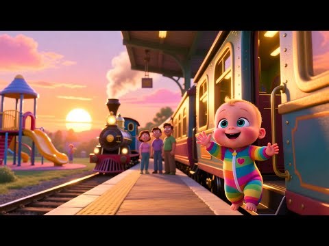 Train Ride Number Fun 🚂🔢 | Numbers Song for Kids | Playful Learning Nursery Rhyme