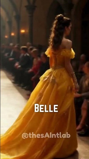 Disney Princesses as Supermodels 👑✨ | AI High-Fashion Makeover