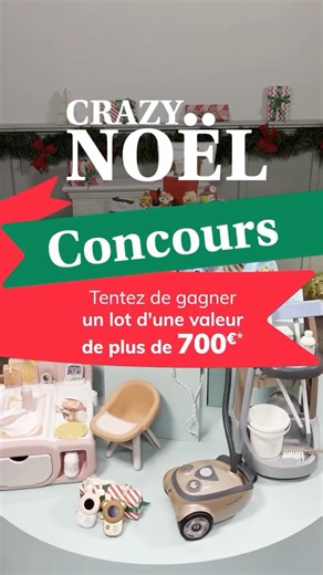 Vertbaudet - Tout l’univers Bébé & Enfant on Instagram: "✨ CONCOURS DE FOLIE ✨ HO-HO-HO… Le Père Noël a posé son traîneau chez nous et comment vous dire… il s’est « un peu » lâché 😜 🎁 À GAGNER : un mega lot de jouets d’une valeur de +700€ ! Pour participer il suffit de : ✨ Suivre @vertbaudetfr ✨ Inviter deux ami(e)s à participer en commentaire ✨ Bonus : Aimer nos dernières publications Le concours se termine le 15 décembre Règlement : https://www.vertbaudet.fr/concours-insta-mult