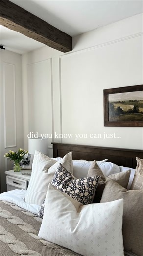 Turn a $1 thrifted cabinet door into a statement art piece? Challenge accepted ✅ I thrifted this old, solid wood cabinet door and knew exactly what I wanted to do with it. Artwork can be expensive, especially to find a frame I actually like, but this was the solution! A budget friendly piece for my bedroom refresh. I bought the printable pdf from @etsy, had a local print shop do the size I needed and gave the door a fresh coat of stain. All for under $45 And She’s perfect! 🤩 Are you going to lo