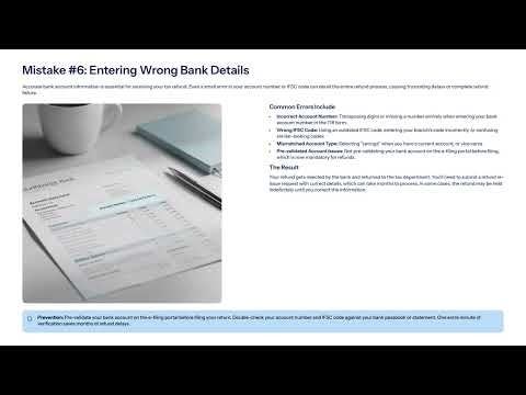 Common ITR Filing Mistakes Beginners Make