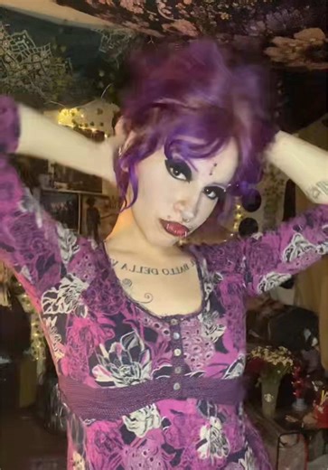 #purple #whimsical #alt #witch #fyp