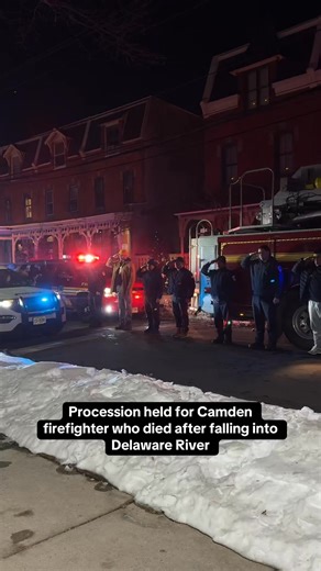 A firefighter from the Camden Fire Department has died after he fell into the icy waters of the Delaware River late Thursday morning. 6abc Action News | Cheyenne Corin