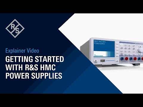 Getting Started with R&S HMC Power Supplies