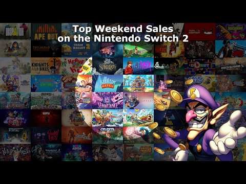 Top 100 Weekend Sales on Nintendo Switch and Nintendo Switch 2