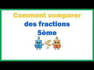 How to compare fractions (5th grade)