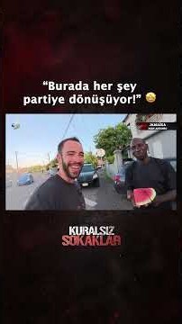 Jamaika’da karpuz partisi! ☺️🍉 ‪@KuralsızSokaklarKanalD‬ #Shorts