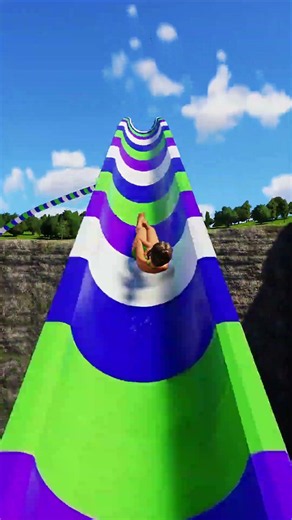 POV: You’re Sliding Into A Volcano 🌋😱 (Planet Coaster 2)