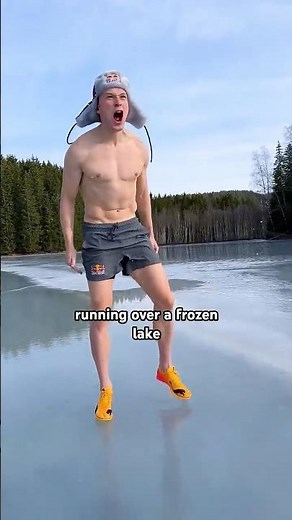 Sprinting On Ice 🥶