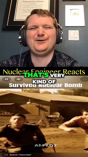 22K views · 350 reactions | He Survived Nuclear Bomb - Nuclear Engineer Reacts to The AI Plot#nuclear #reaction | T. Folse Nuclear | Facebook