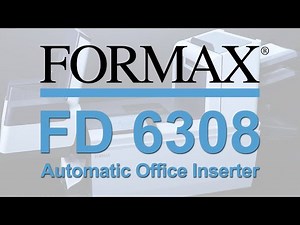 Formax FD 6308 - Fully Automatic Office Inserter with High-Capacity Features