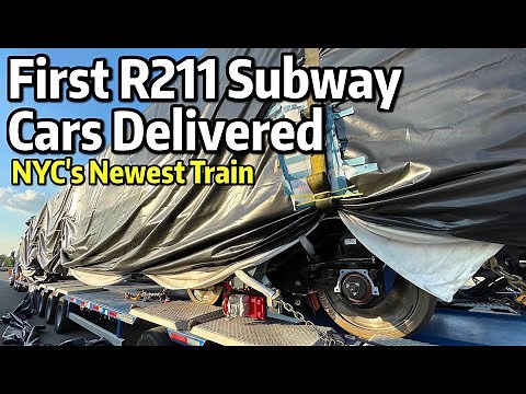 ⁴ᴷ⁶⁰ First New R211 Subway Cars Delivered to New York City!