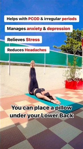 Legs Up The Wall Pose (Viparita Karani) Benefits | Do This 5–10 Mins Daily ✨