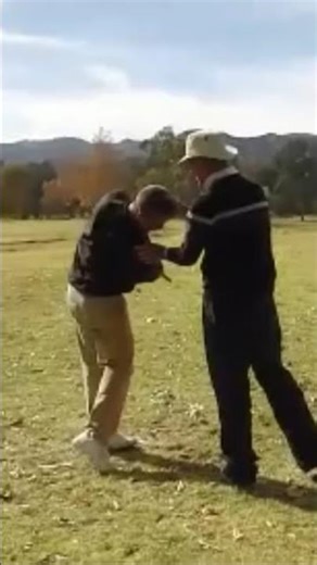 Working with “The Hat” 🎩 back in the day #ballstriker #golf #golfswingtechnique #golflegends