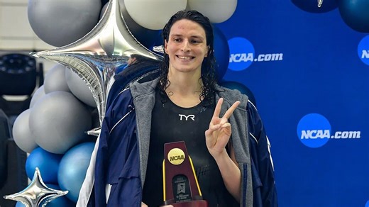 Ex-UPenn swimmer Lia Thomas speaks after accepting 'Voice of Inspiration' award