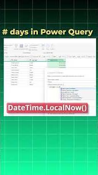 Power Query Date Difference in Seconds (Not 10 Steps) #excel #shorts #tutorial