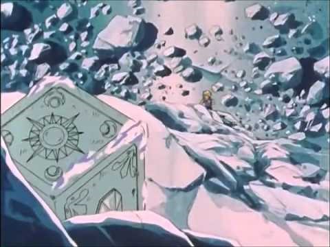 Hyoga consigue la armadura del cisne