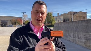 Mace Brand Pepper Spray Gun with Strobe LED or Gun Holster, Black