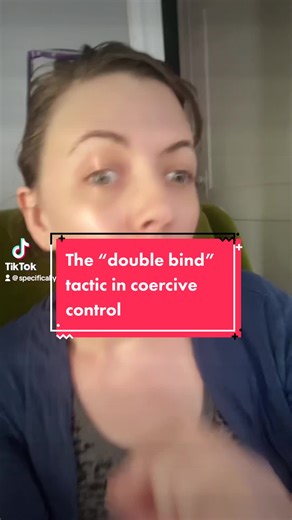 The double bind is an effective manipulation strategy common in abusive relationships. It forces someone to choose between multiple options that benefit the part using abuse at the expense of the victim. #abuseawareness #ipv #coercivecontrol #covertcontrol #coercion #manipulationtechniques #abusetactic #domesticviolenceawareness #domesticabuseawareness #manipulationtactic #abusetok #powerdynamics #powerandcontrol #doublebind #toxicbehaviors #unhealthybehavior #abusiverelationship
