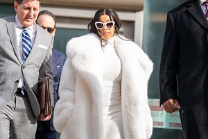 Cardi B Stuns In An All-White Ensemble During Her Latest Court Appearance