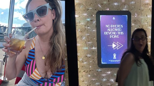 I went on a cruise, I had to swear not to write about this room