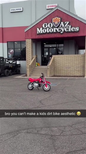 Who said kids' bikes can't look cool? 🤩 Just getting your little ones into riding? Start them off on the right foot with the 2026 Honda CRF50F! Powered by a single-cylinder, 4-stroke engine, it delivers smooth, reliable performance on any terrain. With a manual transmission and automatic clutch, young riders can shift through three speeds easily and build confidence on the trail! Bring the family by GO AZ Motorcycles in Flagstaff and get your young rider started on the 2026 Honda CRF50F! #crf50