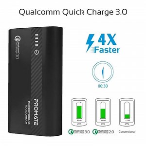 Power banks are meant to be safe, durable, well-made and fast charging, no one is better than Promate in combining the cutting-edge design with extreme safety and up-to-date charging technology. PowerTank combined both Technologies, Power Delivery for Apple Products and QC3.0 for Android mobiles, it refills your mobile in less than 45 minutes. | Promate Philippines