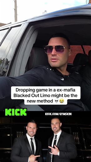 Dropping game in a ex-mafia Blacked Out Limo might be the new method 💀😭 #gymskin