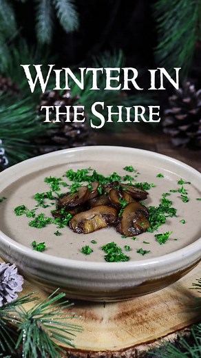Cozy Wild Mushroom Soup Recipe from the Shire | Hobbit Comfort Food