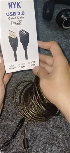 Kabel Extension USB NYK 15 Meter #shorts