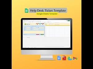 Google Sheets Template - Help Desk Ticket Tracker