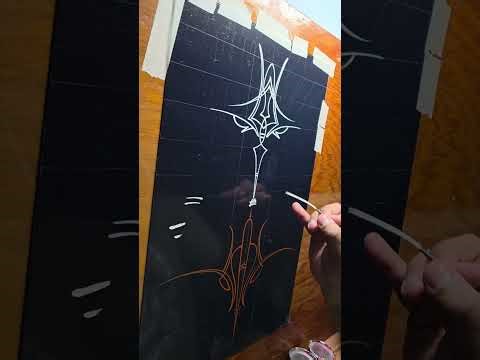 Pinstriping Design Tutorial "how to build a design"