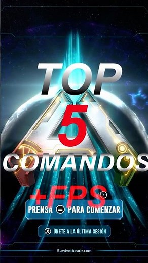 Top 5 COMANDOS para tener MÁS FPS - Ark Survival Ascended. #arksurvivalascended #guíaark #ark #fyp