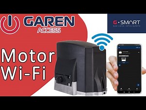 Motor Garen WiFi Abertura pelo Celular internet Status portão