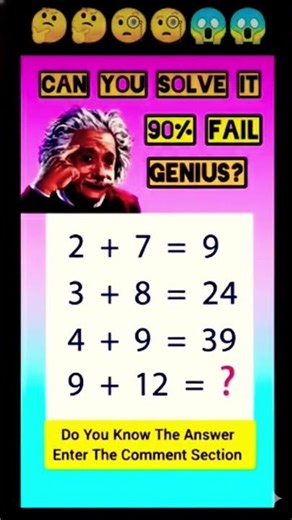 Genius person can solve this questions! 😎 Maths Brain Test #maths #shorts #respect #ytshorts #bobby
