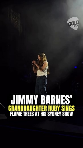 Jimmy Barnes' granddaughter Ruby Rodgers had the audience in awe as she sang Flame Trees at his Sydney concert last night. | Jonesy & Amanda on GOLD