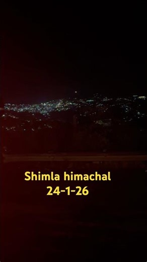 Shimla main jaam 24-1-26#shimla #himachal
