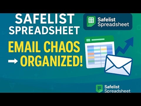 “Safelist Spreadsheet: Streamline Your Email Campaigns & Save Hours Every Week!”