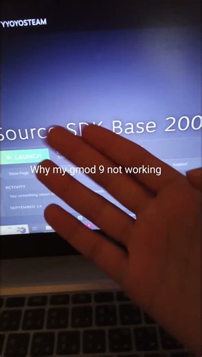 my gmod 9 not working :(